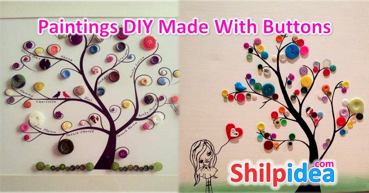 paintins-diy-button-ideas-shilpidea
